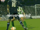 un passement de jambe de robinho